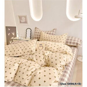 Комплект постільної білизни Романтичні почуття Сімейний Бязь Голд 2004149